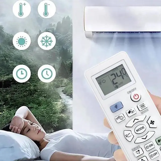 Alt view image 2 of 3 - Replace AC Remote Control CRMC-A967JBEZ for AH-AP9SMD2 A907 CRMC-A967JBEZ Air Conditioner Remote