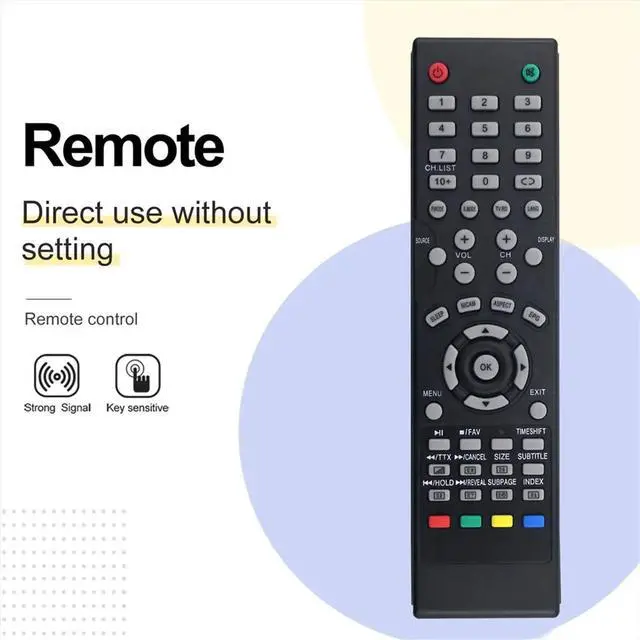 Alt view image 3 of 3 - Replace SE32HY01UK Remote Control for SEIKI TV SE32HY01UK Remote Control