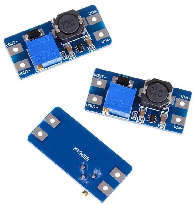 Main image of 3Pcs Input 2V-24V Dc-Dc 5V/9V/12V/28V Boost Converter Adjustable Step Up Power Supply Pcc Board Moudle