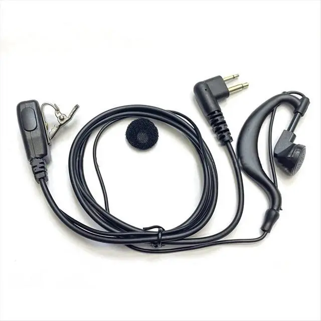 Alt view image 3 of 6 - Earhook Walkie Talkies Headset with MIC M Plug Walkie Talkies Headset Universal for Hotel Construction Site