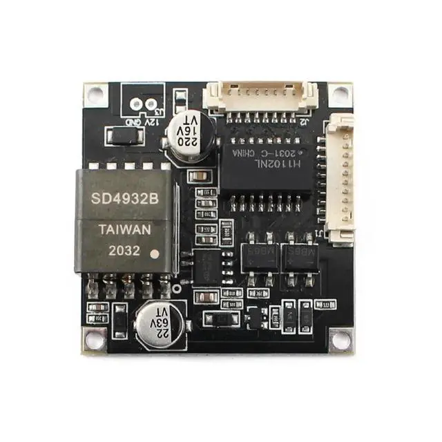 Alt view image 3 of 6 - 48V to 12V PoE Module for Security CCTV Network IP Cameras Power over Ethernet Modules IEEE802.3af 12V1.5A Output 15W