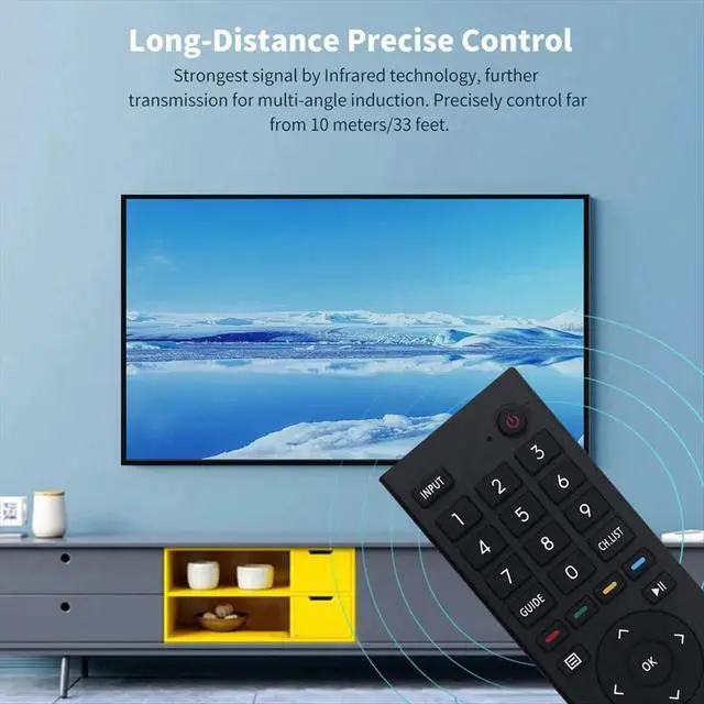Alt view image 3 of 3 - Replace ERF3B80H Remote Control for QLED 4K UHD TV 43A6G 50A6G 55A6G 60A6G 65A6G 70A6G 75A6G