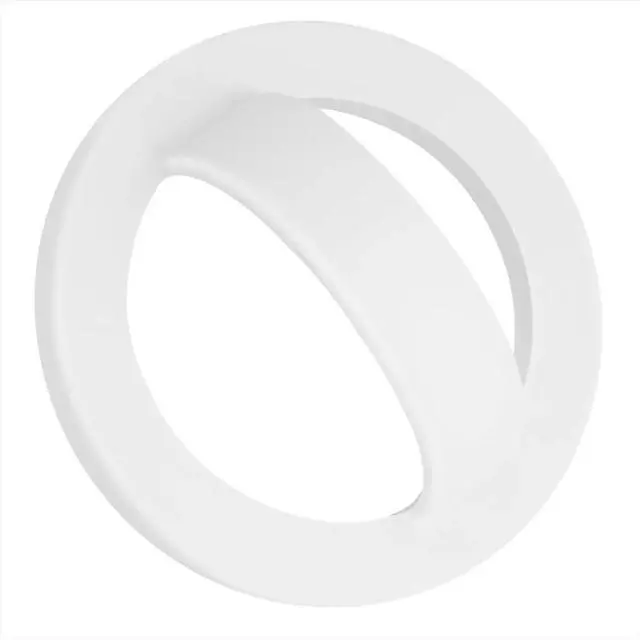 Alt view image 2 of 6 - Magnetic Silicone Ring Grip Phone Holder,Rotating Finger Loop Ring Grip Holder,Soft and ,Magnetic Bracket White