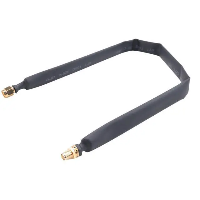Alt view image 2 of 3 - LoRa Flat Cable RP-SMA Male to RP-SMA Female Window and Door Feed Thru Coaxial Cable Extension Adapter for LoRa