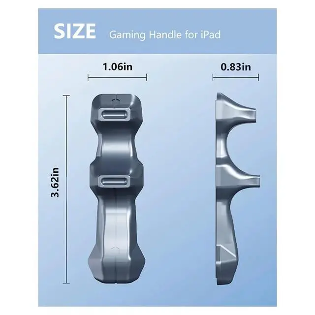 Alt view image 2 of 3 - Gaming Handle for , Anti-Slip Silicone Gamepad Grip, Tablet Game Controller