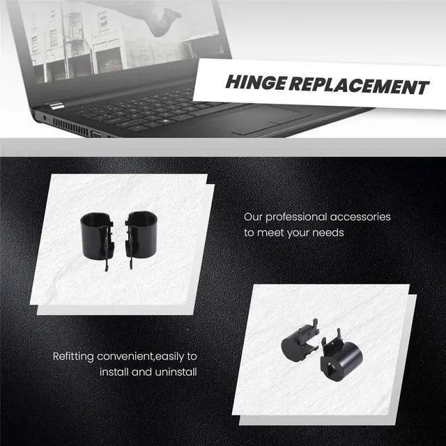 Alt view image 3 of 6 - 2Pcs Suitable for 15-BS 15T-BS 15- 15Z- 250 G6 255 G6 Laptop Hinge Cover Screen Shaft Cover