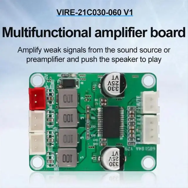 Alt view image 3 of 3 - TPA3118D2 Digital Stereo Audio Amplifier Board 30W&30W 2.0 Channel Amplifier Module DC 12-24V Audio Amplifier Module