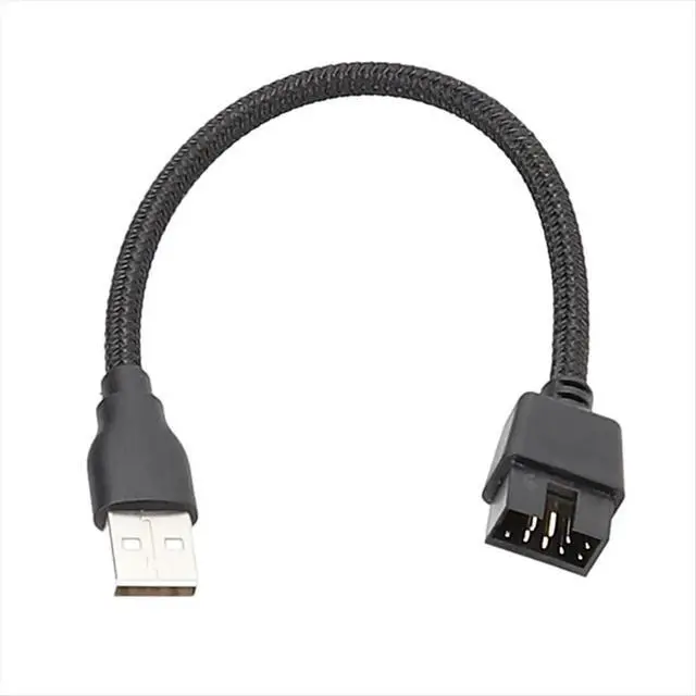 Alt view image 3 of 3 - Mainboard Internal Data Extension Cable USB A Devices to 9 Pin USB Extension Cable, Fast and Stable Transfer