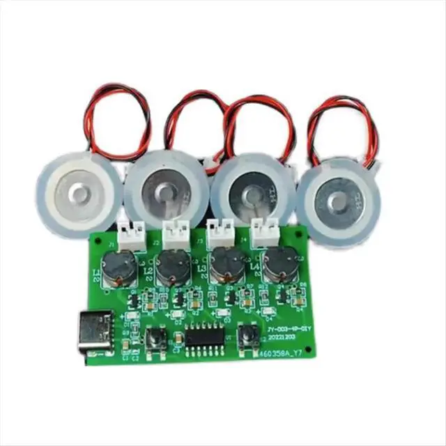 Alt view image 2 of 3 - DC5V Type-C Mini Humidifier DIY Kits Mist Maker and Driver Circuit Board 4 Fogger Atomization Film Sheet