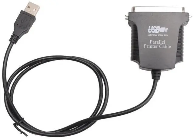 Alt view image 2 of 6 - Parallel Port DB36 LPT Printer USB Express Card Converter Adapter Black
