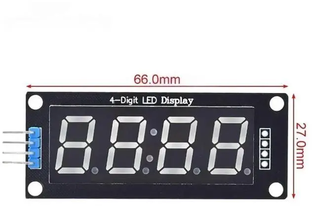 Main image of TM1637 LED Display Module 4 Digit Tube 7 Segment 0.56 Inch Time Clock Indicator Module Red