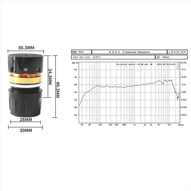 Main image of Unidirectional Dynamic Microphone Core KTV Dynamic Microphone Capsule N-162