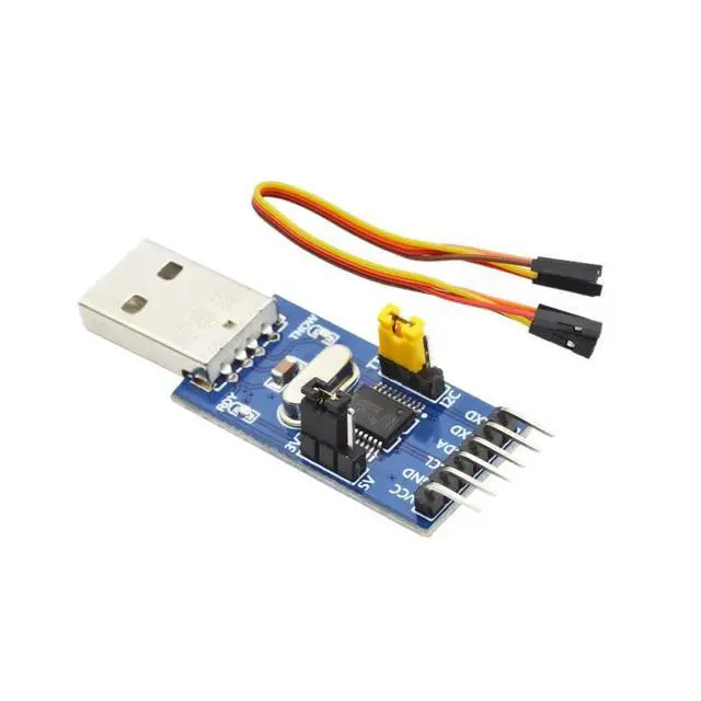 Alt view image 3 of 6 - CH341T Two-In-One Module USB to IIC UART USB to TTL Single-Chip Serial Port Downloader