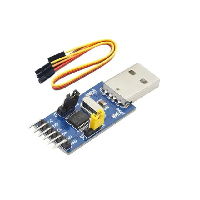 Alt view image 2 of 6 - CH341T Two-In-One Module USB to IIC UART USB to TTL Single-Chip Serial Port Downloader