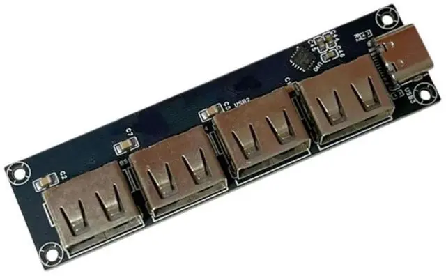 Alt view image 3 of 3 - CH334 USB 2.0 Hub MTT Computer 1-to-4 Expander Multi-Port Hub Industrial Grade