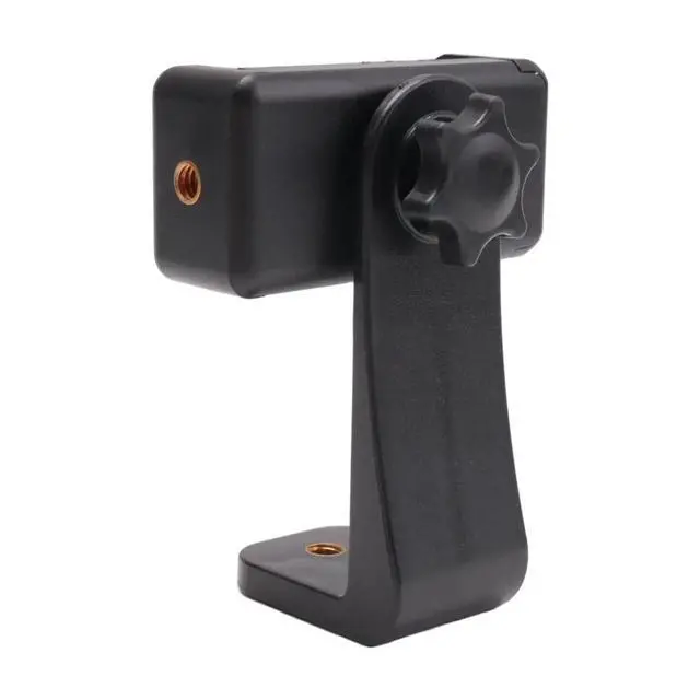 Alt view image 3 of 3 - Rotable Phone Clip with 1/4" Horizontal Vertical Holder Multi-Directional Selfie Mount for