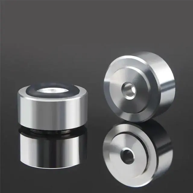 Alt view image 3 of 3 - 4 Pcs Speaker Stand Feet Fixing Feet Pad Shock Base Feet Stand Cover Foot Nail