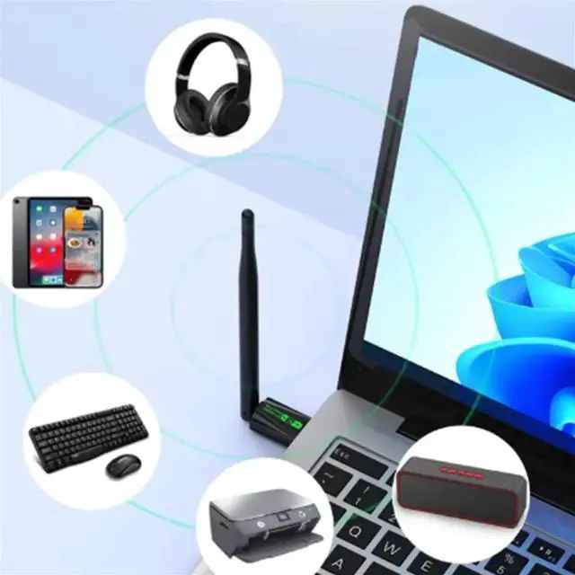 Main image of 6 286Mbps USB Network Card Adapter 2.4G Wi-Fi Receiver for PC Laptop Win7/10/11