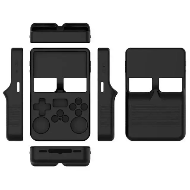 Alt view image 2 of 3 - Silicone Protective Cover for R36S Handheld Game Anti-Scratch Washable Game Console Case Shockproof Sleeve Shell A