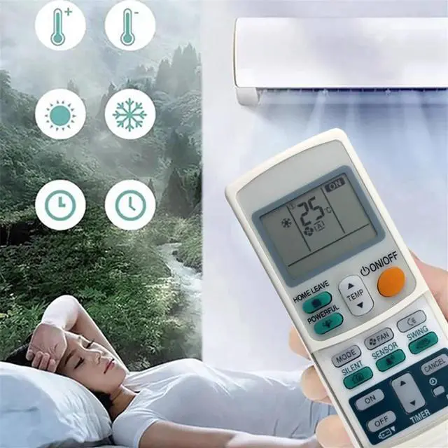 Alt view image 3 of 3 - Replace ARC433A46 AC Remote Control for Air Conditioner ARC433A1 ARC433B70 ARC433A46 and More
