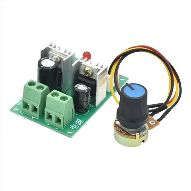 Alt view image 2 of 6 - PWM DC Motor Speed Controller 12V-36V 3A Adjustable Voltage Regulator Switch Module for Various Motors