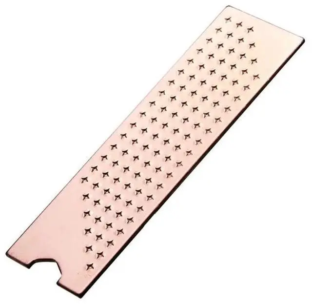 Alt view image 3 of 3 - M.2 NVMe SSD Heat Sink 0.8mm for M2 2280 Solid State Hard Disk Copper Heatsink with Thermal Pad Laptop SSD Radiator