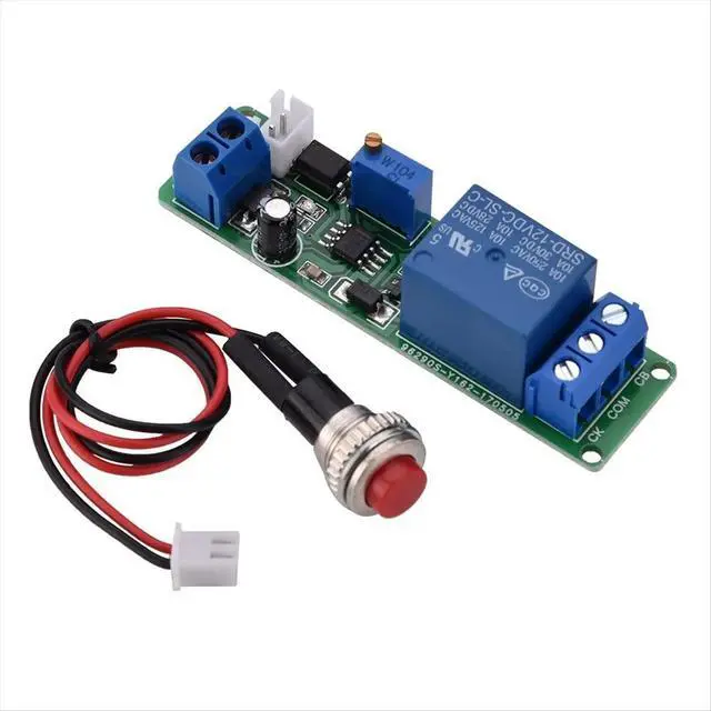 Alt view image 2 of 3 - DC 12V Adjustable Timer Delay Turn OFF Module Timing Relay Time Switch 1-10sec Delay Off Switch Module