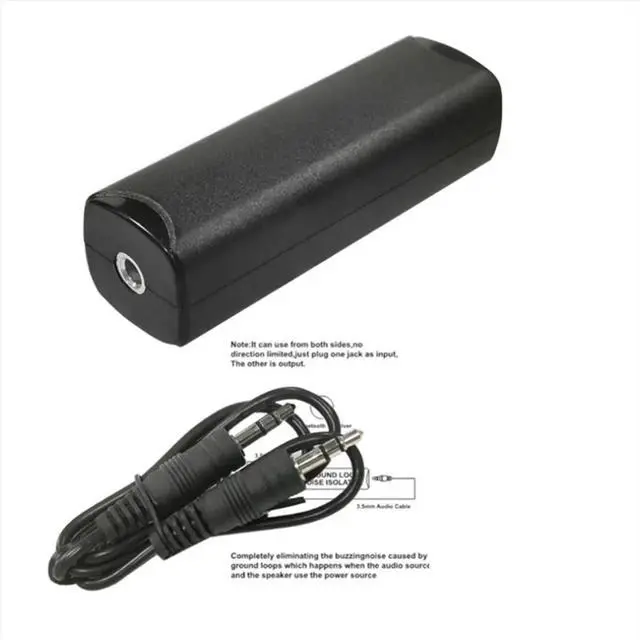 Alt view image 3 of 3 - 3.5mm Auditory Isolator for Reducing Ground Looping Noise in Car Home Auditory Audio Isolator Common Ground Noise Filter