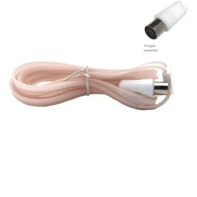 Alt view image 2 of 3 - FM Antenna 75ohm IEC (TV) Female Connector Dipole FM Radio Antenna for Stereo Sound Radio Receiver Tuner Power Amplifier