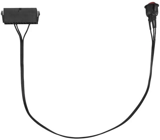 Main image of 2PCS 50cm Cable Copper Tin Wire 24-Pin Female ATX PSU PC Power Supply Tester Start Up Jumper with ON/OFF Switch