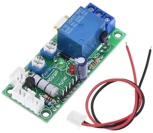 Alt view image 3 of 3 - Vibration Module Vibration Sensors Relay Switch Sensitivity the Time Delay Adjustable 12V for Board