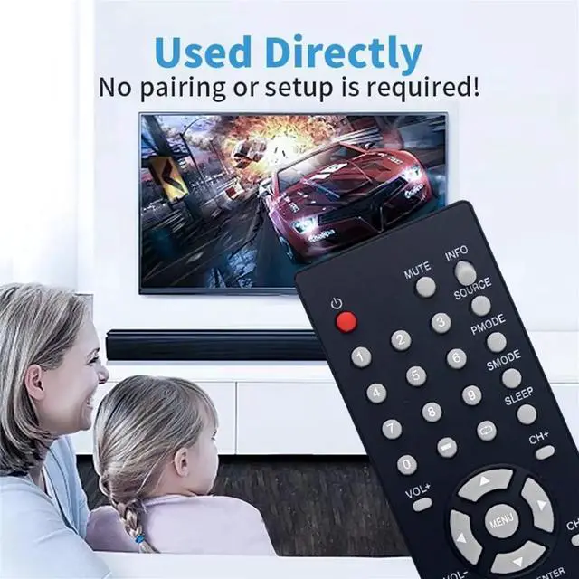Main image of Replace MBY0005 Remote for TV PLDED3273A PLDED4016A PLCD5092B PLDED3996A-C2 PLED4616A PLED3216A PLDED3257A-C