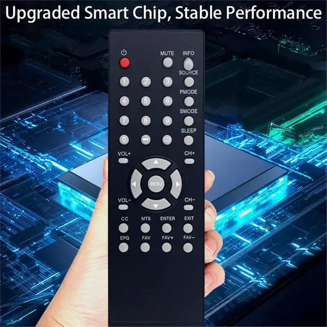Alt view image 2 of 3 - Replace MBY0005 Remote for TV PLDED3273A PLDED4016A PLCD5092B PLDED3996A-C2 PLED4616A PLED3216A PLDED3257A-C