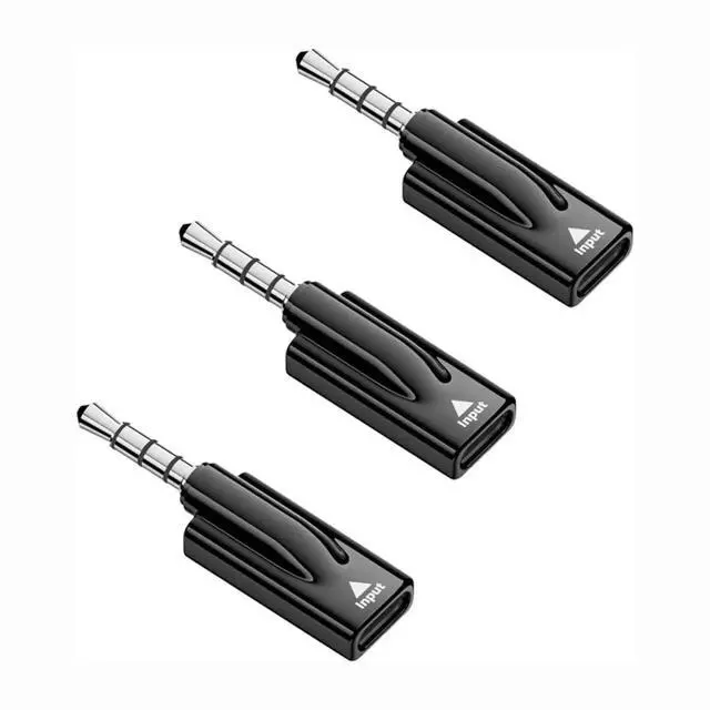 Alt view image 3 of 3 - 3PCS USB C Female to 3.5mm Male Audio Adapter HiFi Type C to AUX Converter for Headphones Car Stereo Plug Play