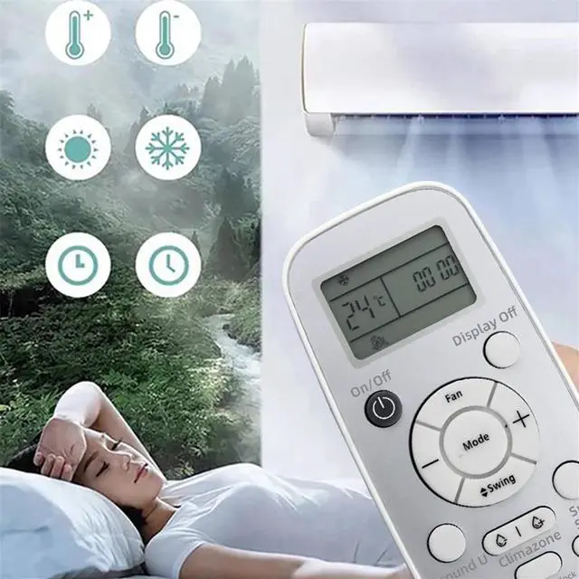 Alt view image 3 of 3 - Replace DG11L1-53 AC Remote Control for A/C Air Conditioner Remote