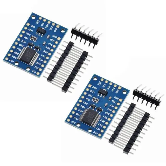 Alt view image 3 of 6 - 2PCS PCF8575 IO Expander Module to 16IO Digital Input Output Extension Board for IIC