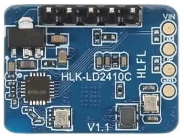 Alt view image 2 of 6 - LD2410C 24G Radar Human Presence Sensor FMCW Radar Millimeter Wave Motion Detection Module DC5V