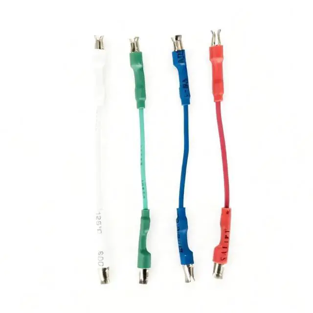 Main image of 4PCS Turntable Headshell Lead Wires Spring Clip Connector, Phono Cartridge Cables for Universal Record Player