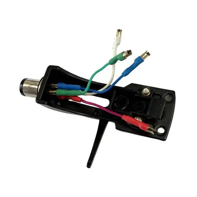 Alt view image 2 of 6 - 4PCS Turntable Headshell Lead Wires Spring Clip Connector, Phono Cartridge Cables for Universal Record Player