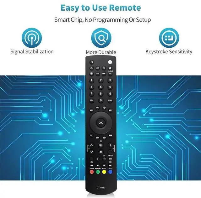 Main image of Replace CT-8023 TV Remote Control for 26DL833R 26DL834R 26KL933R 26KL934R 32DL833R
