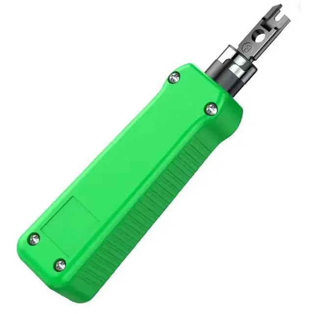 Alt view image 3 of 3 - All-in-1 Network Punch Down Tool, Ergonomic Impact Punchdown Tool for Cat5e Cat6 Network Module Termination, Wiring Tool