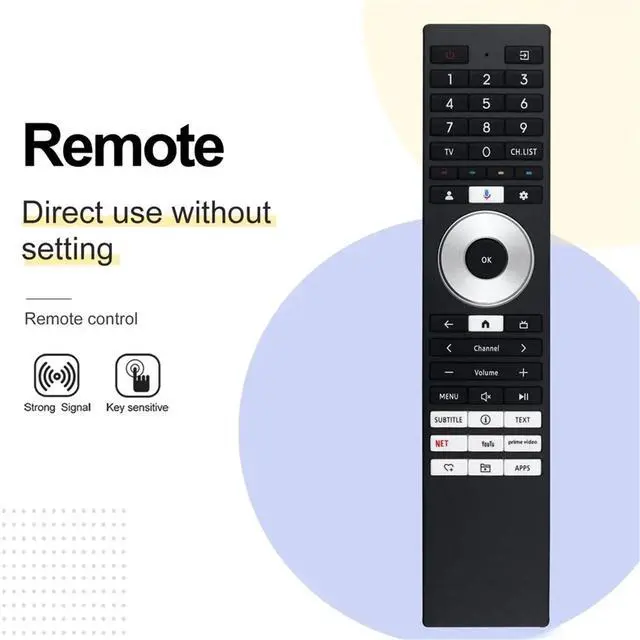 Alt view image 3 of 3 - Replace CT-95090 Remote Control for C350NP Series 4K TV Remote Control