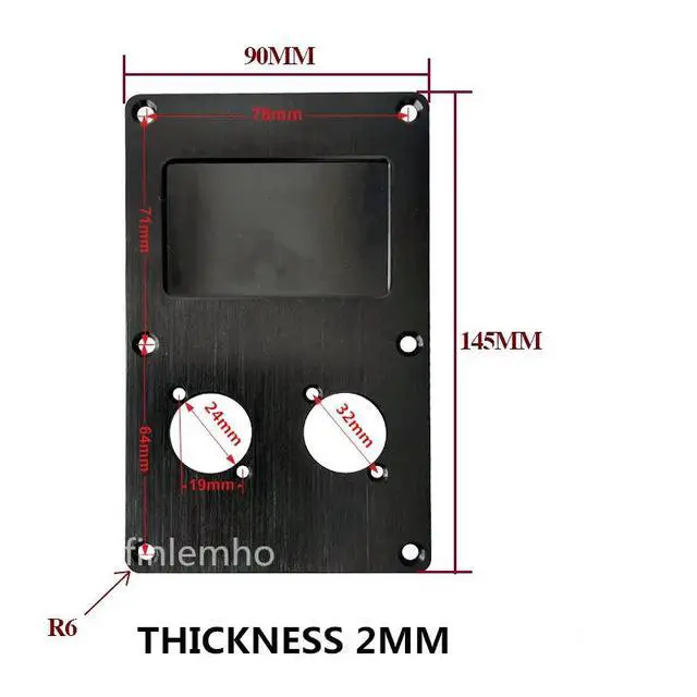 Alt view image 2 of 6 - 1PC DJ Speaker Cable Terminal Plate For SpeakOn 4 Pin Socket Connector Audio Wire Input Aluminum 145mm×90mm