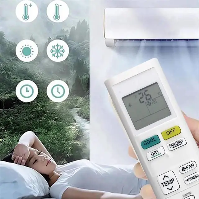 Alt view image 2 of 3 - Replace ARC480A33 A/C Remote Control for Air Conditioner ARC480A33