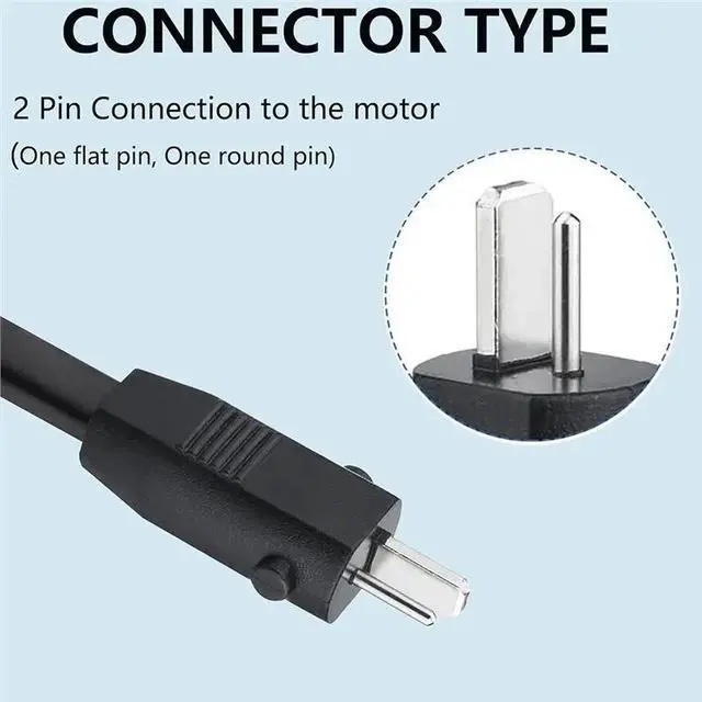 Alt view image 2 of 6 - IDUD Electric Recliner Power Cord Replacement 6.6 Ft Extension Cable For Okin For Limoss For Lazboy For Pride Catnapper