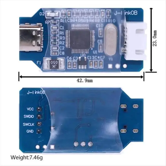 Alt view image 3 of 3 - Compatible for OB ARM Simulation Debugger SWD Programmer STM32 Download Generation V8