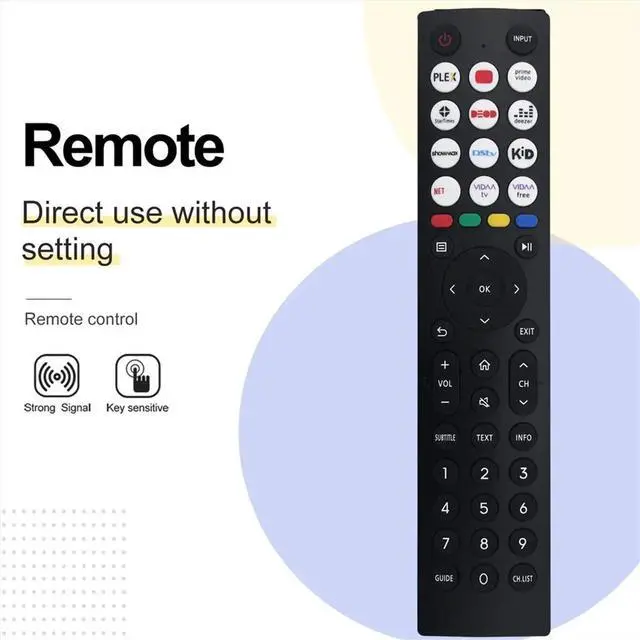 Alt view image 3 of 3 - Replace EN2J36H Remote Control for 4K ULED LED LCD TV 65U7HQ 55U8HQ 55U8HAU 65U8HQ 75U8HAU 55E7HQ 65U8HAU