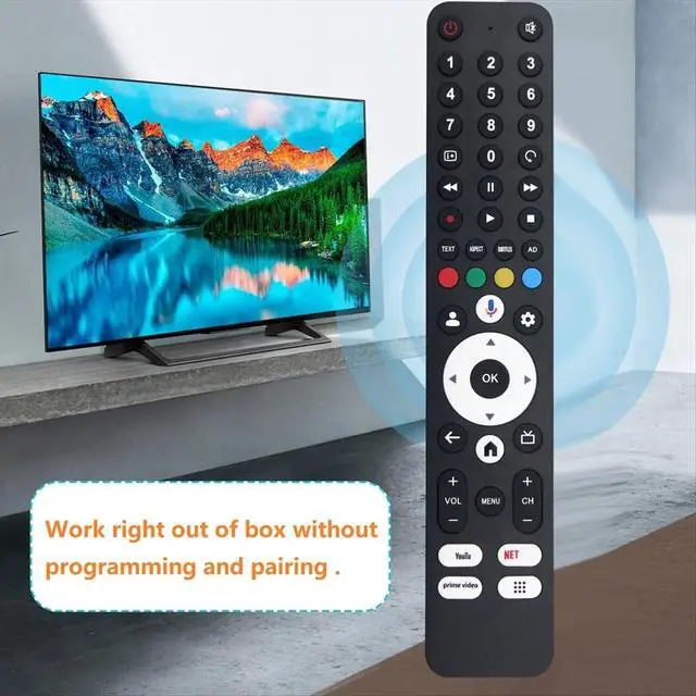 Alt view image 2 of 3 - Replace Remote Control RC2101 for TV 4T-C50FJ1X 4T-C55FJ1X 4T-C65FJ1X 4T-C75FJ1X -V10