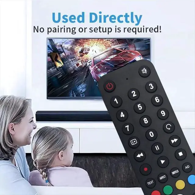 Alt view image 3 of 3 - Replace Remote Control RC2101 for TV 4T-C50FJ1X 4T-C55FJ1X 4T-C65FJ1X 4T-C75FJ1X -V10
