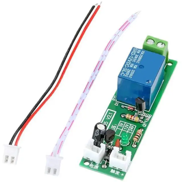 Alt view image 3 of 3 - 0 to 60 Minutes Delay Timer Relay 12V Multifunction Relay Module Normally Open Relay 10A Load MCU Control